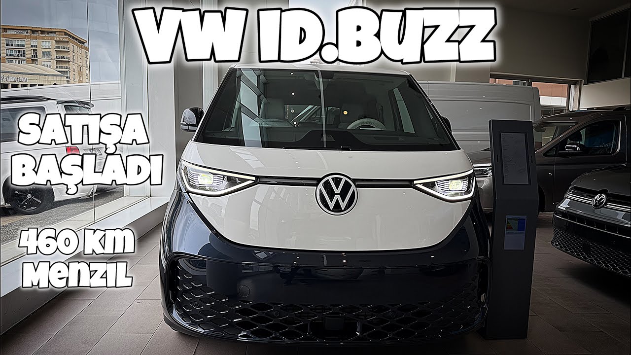 VW ID.BUZZ 5 Kişilik Elektrikli Minibüs Otomobil Ruhsatlı