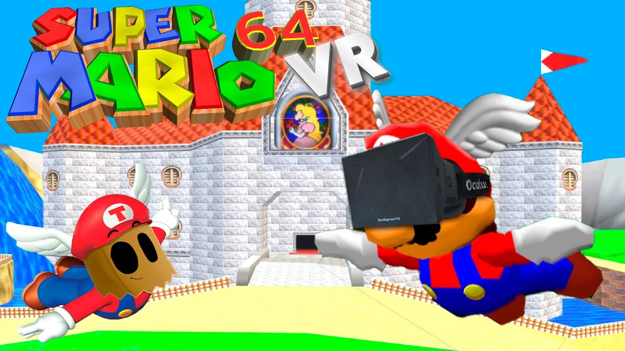 Explorando o Castelo da Peach - Super Mario 64