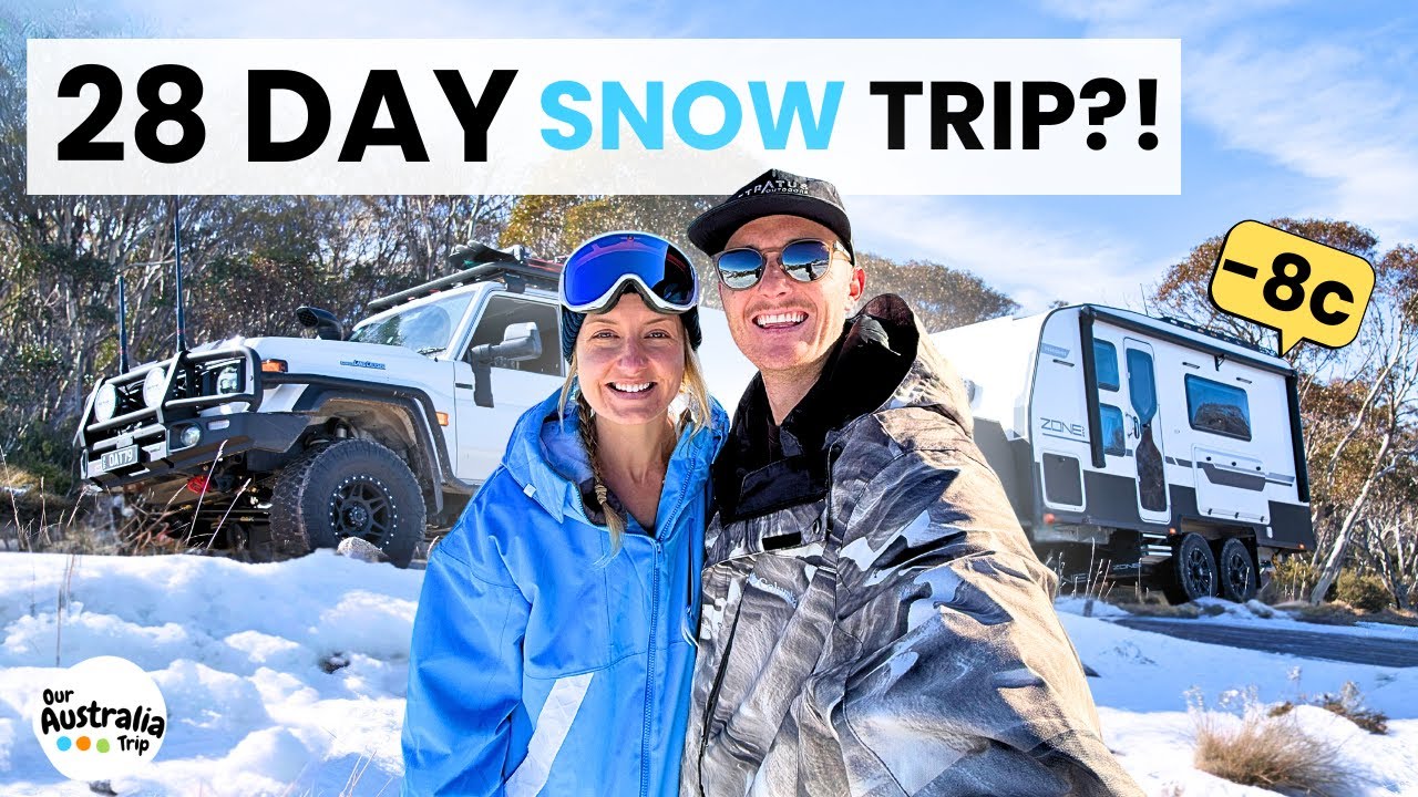 Can We Survive Winter Camping during Extreme Weather?! Caravanning Offgrid Snowy Mountains [EP86]