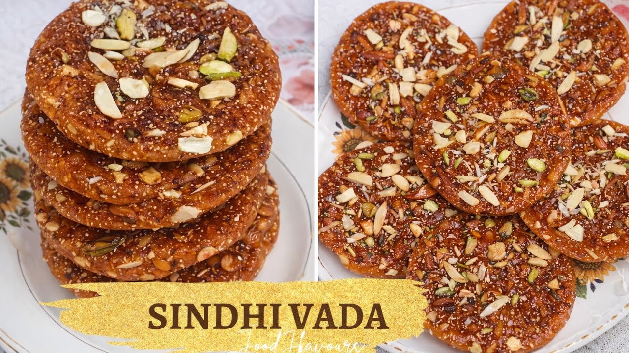 Sindhi Vada ✨ |DRY FRUIT CHIKI Paramparik Swad,Market Jaisa Sindhi Vada 😱1Bite = Full Swag 🤤💥