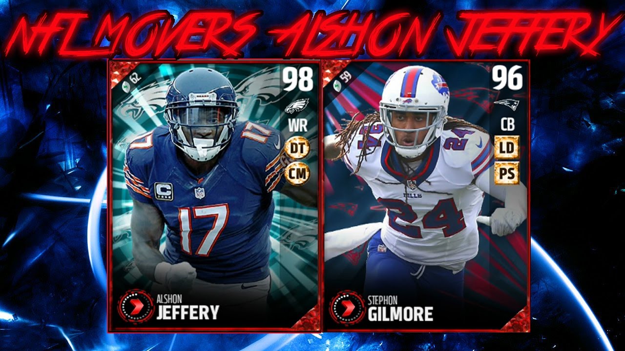 NFL MOVERS ALSHON JEFFERY! AMAZING NFL MOVERS! | MADDEN 17 ULTIMATE TEAM