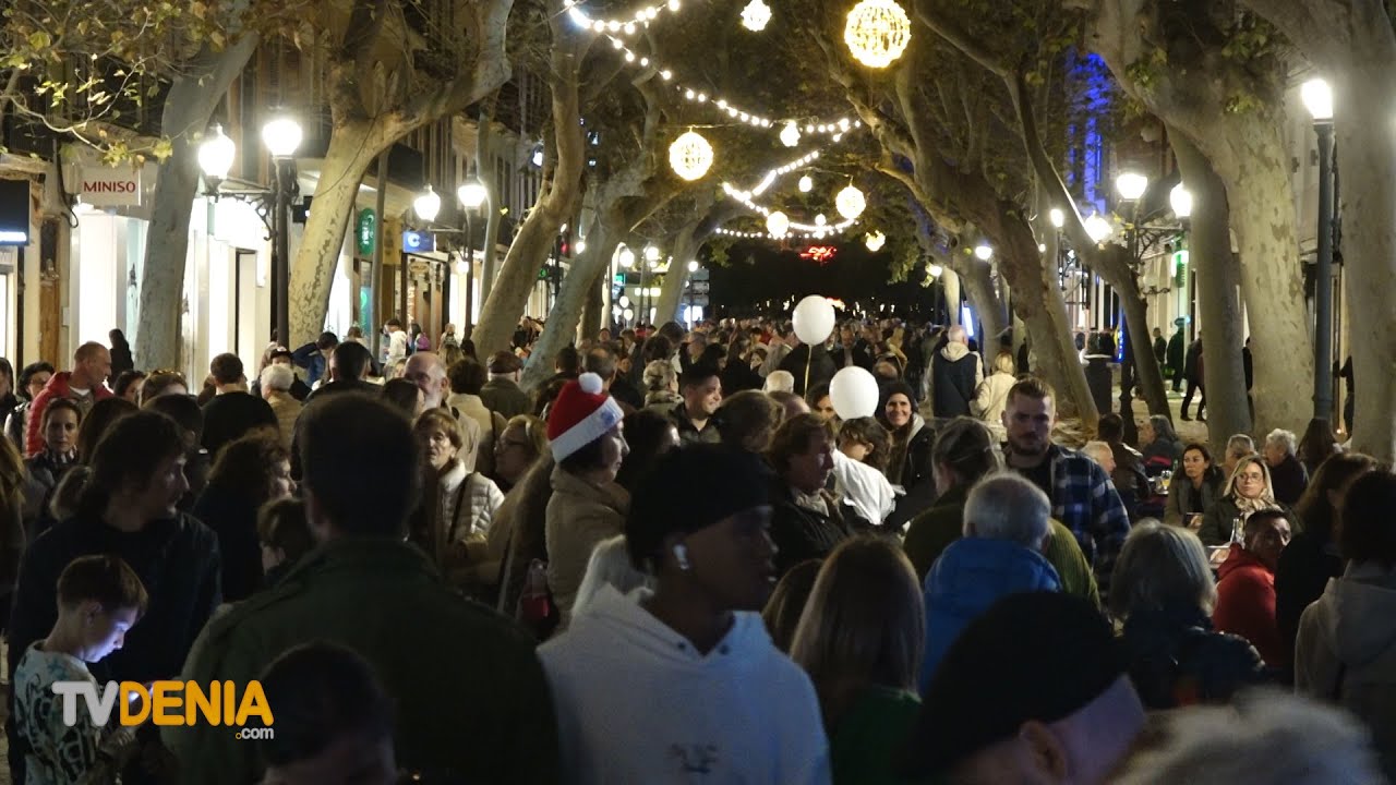 D&eacute;nia volvi&oacute; a brillar en la Nit de la Llum