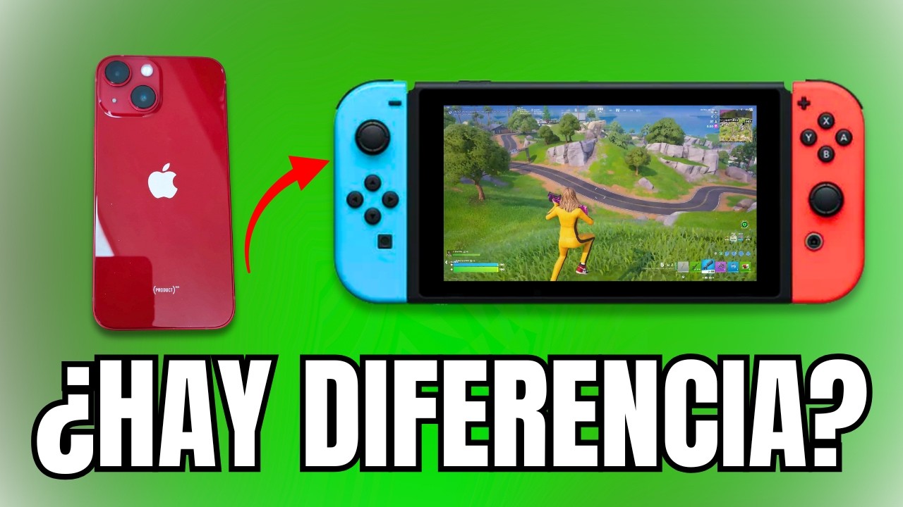 Probé Fortnite En Nintendo Switch y iPhone ¿Hay TANTA Diferencia?