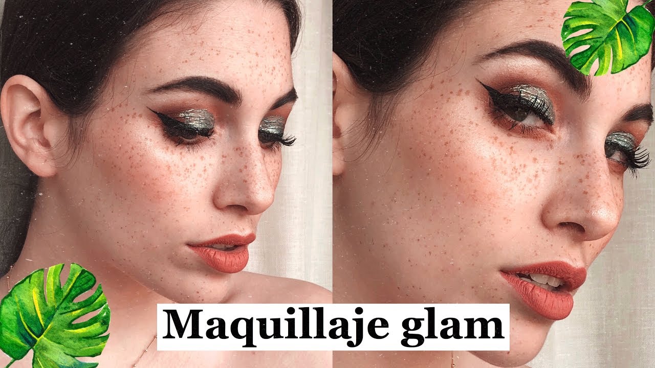 MAQUILLAJE PARTECUELLOS FÁCIL | GLAM MAKEUP GLITTER