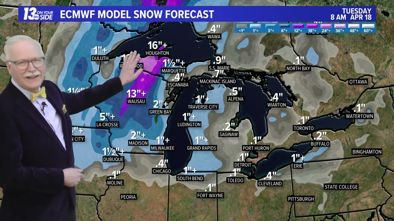 5/6 pm Weather Forecast - Grand Rapids, MI - Wednesday, April 12, 2023