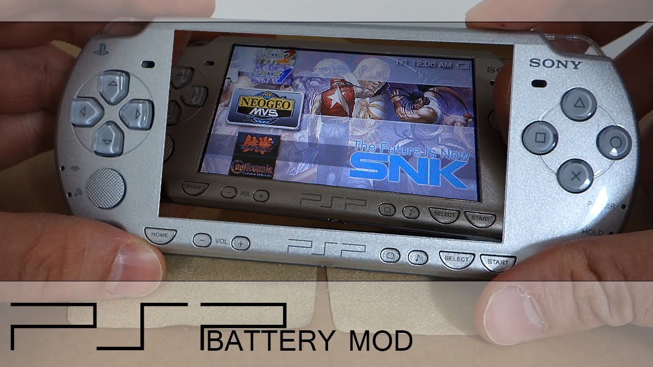 PSP 2000 & 3000 Battery MOD