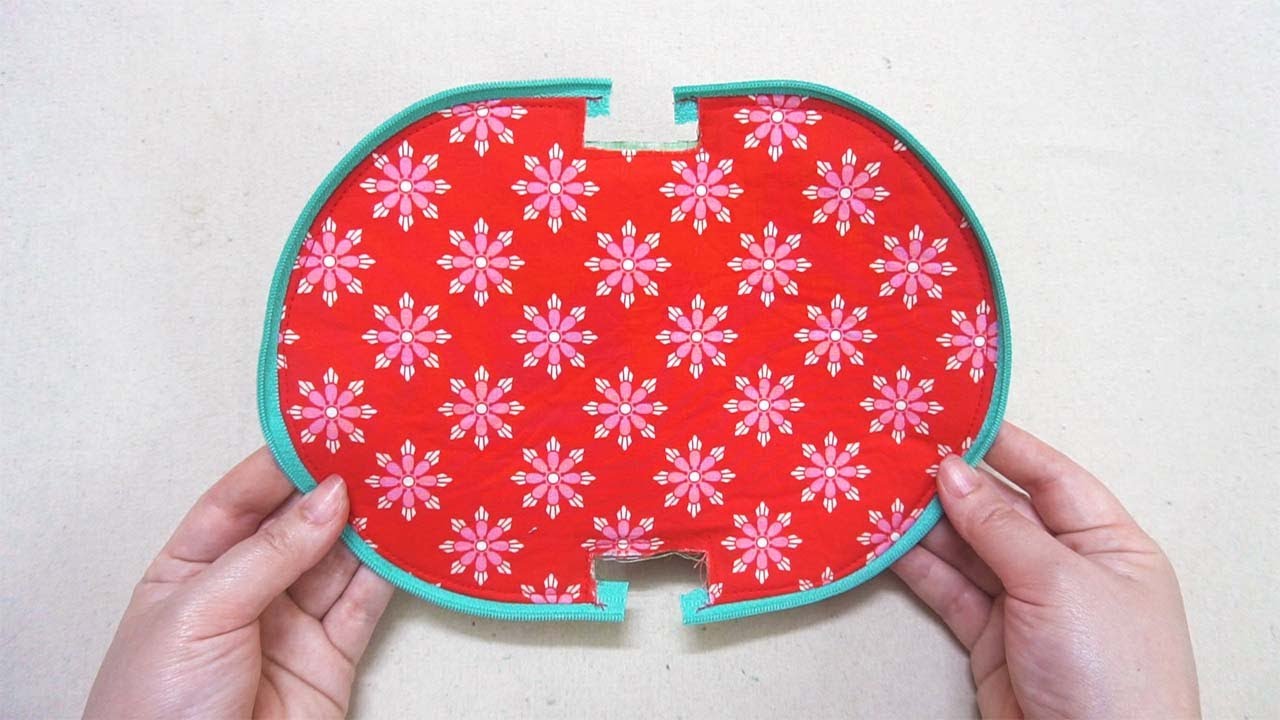 Diy small half-moon pouch 💟 Sewing Tips to make it easier and faster