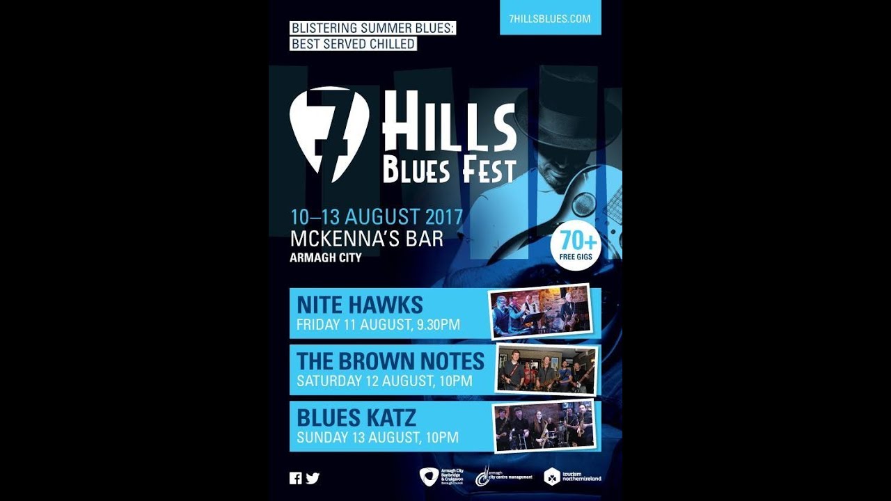 The Bluez Katz Blues Band McKenna's Bar, Armagh (7 Hills Blues Festival 2017)