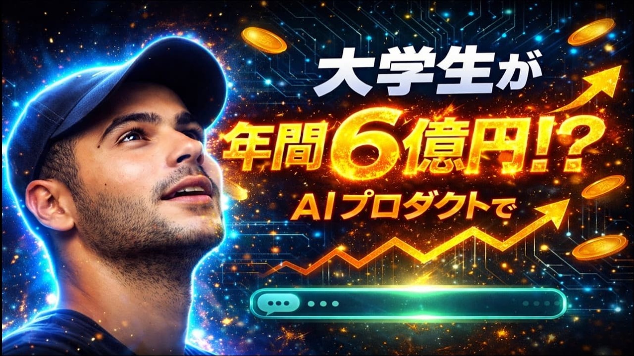 【大学生がAIで年間6億円】エジプト生まれの大学生が作ったAIプロダクトが2年も経たずに年間6億円もの収益に成長した