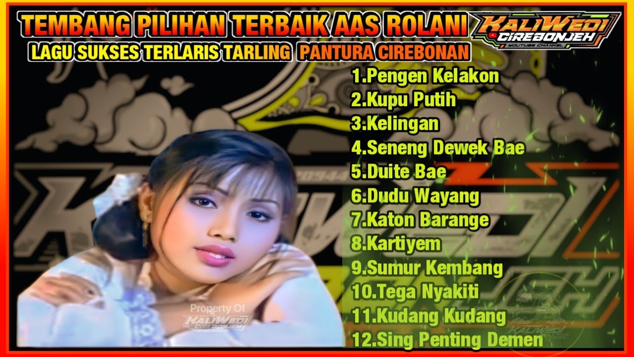 AAS ROLANI YANG MELEGENDA TARLING PANTURA TERSUKSES & POPULER TEMBANG KENANGAN SING PENTING DEMEN