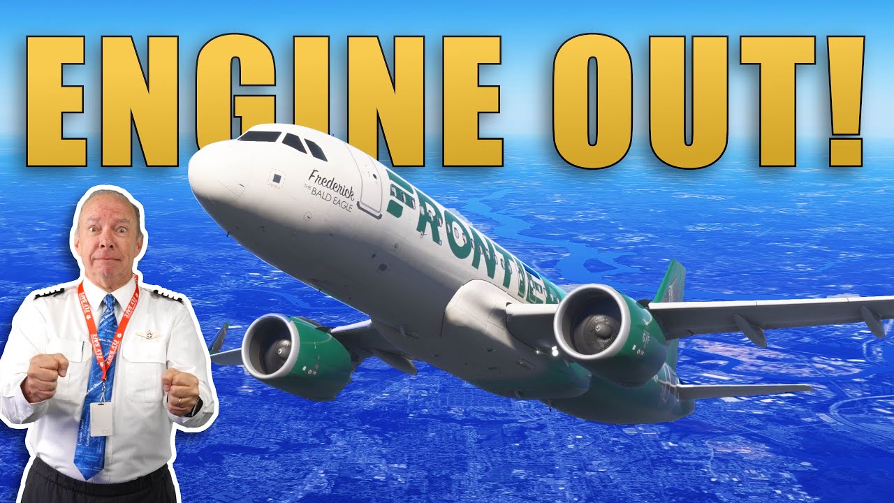 Пилоты выключили двигатель в полёте &mdash; Frontier A320 возвращается в Филадельфию