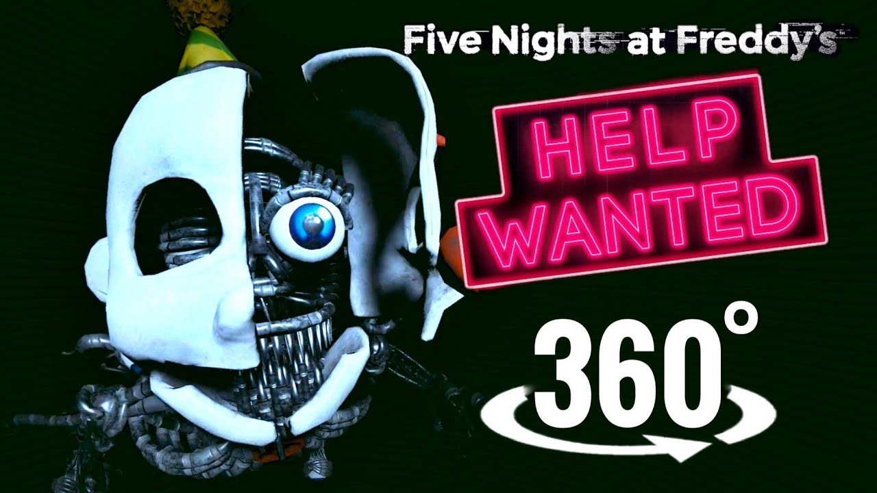 VR 360 Ennard Five Nights at Freddy's Vent Repair FNAF 3D Animation Game Help Wanted