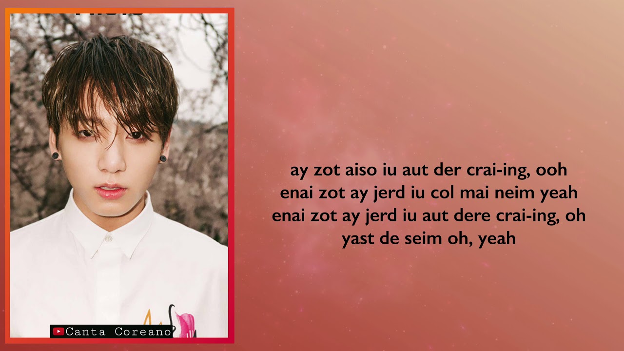 JUNGKOOK - LOST STARS (LETRA FACIL / FACIL PRONUNCIACION)