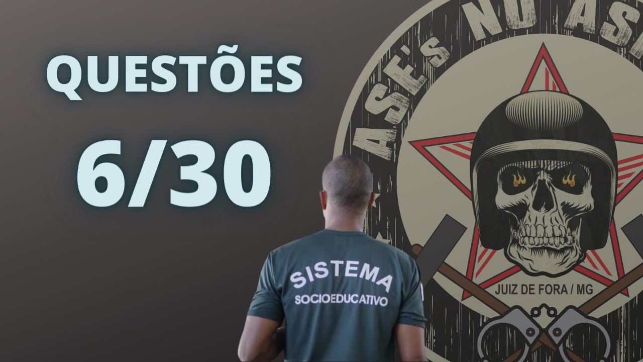 #06/30 - PROJETO 30 DIAS DE QUEST&Otilde;ES! #SINASE #LEI12594 #SOCIOEDUCATIVO