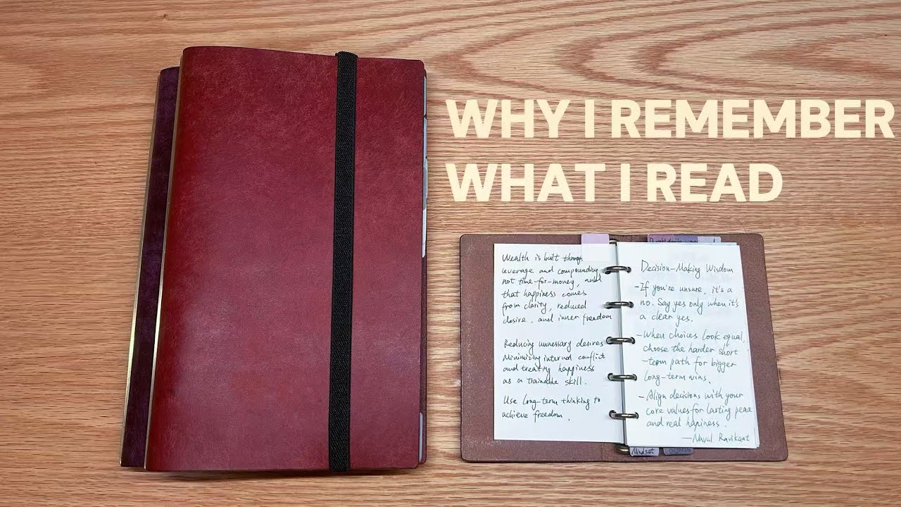 How I Remember Everything I Read— After Trying 5 Different Notebook Systems