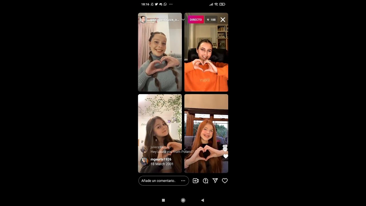 Gaia Gambuzza, Chanel Dilecta, Laura Bączkiewicz and Sophie Lennon - Livestream (04/02/2023)