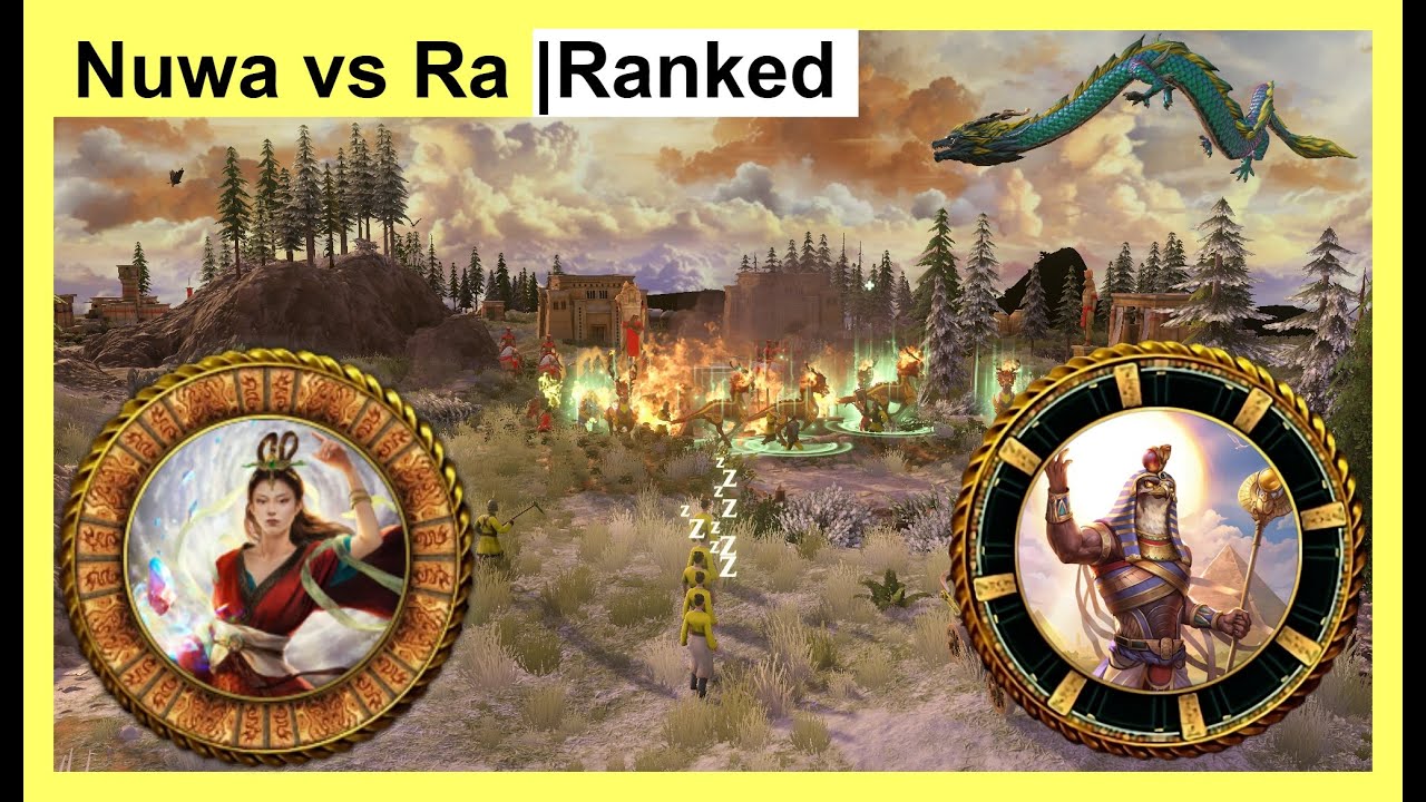 Nuwa vs Ra | 1v1 Ranked Game | Age of Mythology Retold