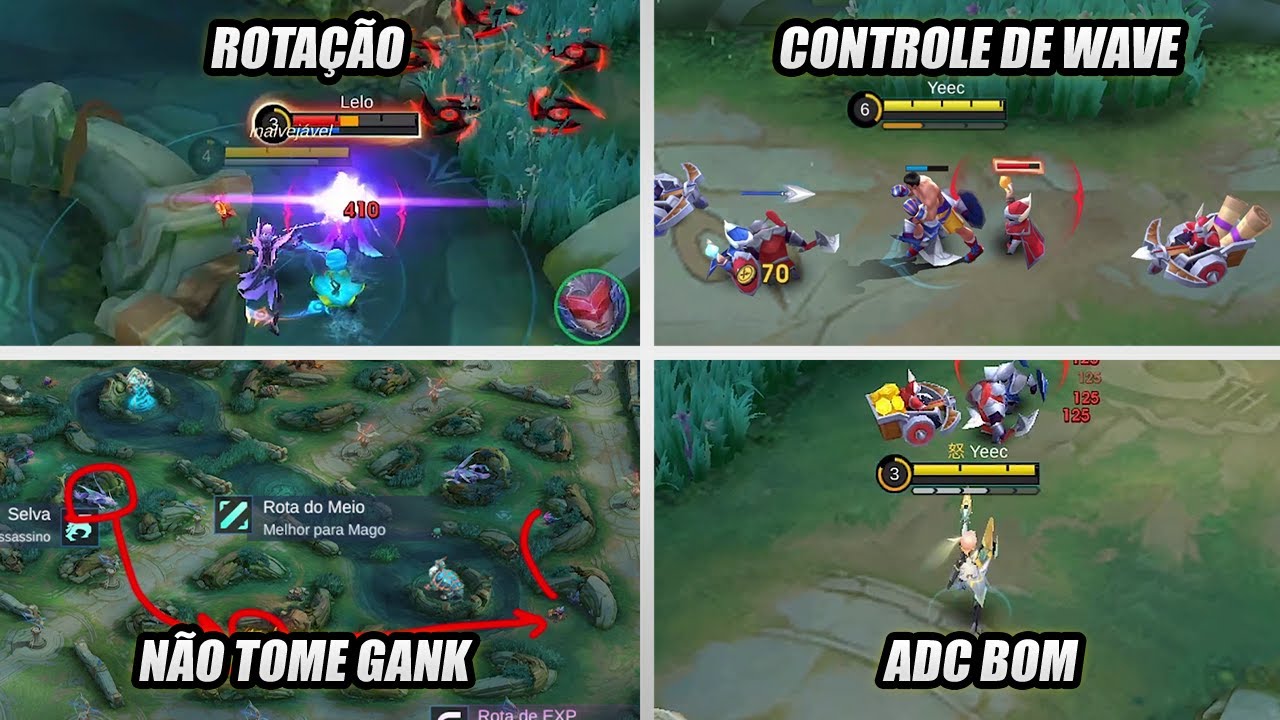 OS SEGREDOS DE CADA LANE QUE VÃO TE AJUDAR A SUBIR DE ELO | MOBILE LEGENDS