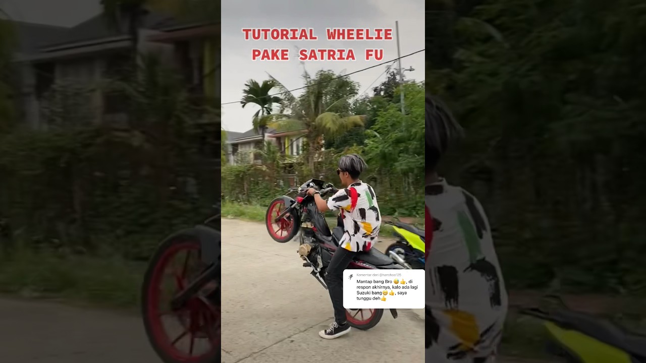 SUZUKI SATRIA FU👌 #freestyle #wheelie #suzuki