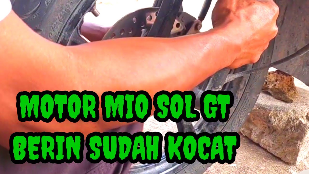 GANTI BERIN PADA MOTOR MIO SOL GT
