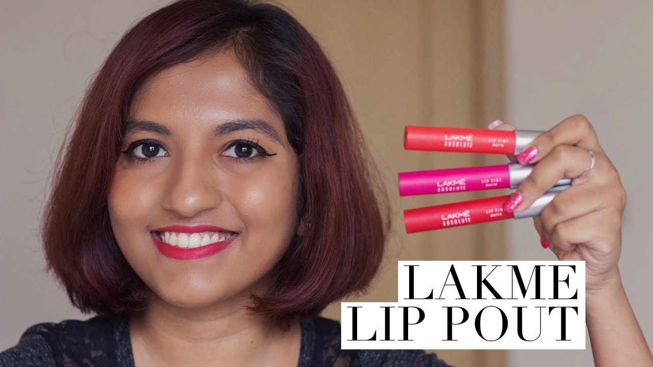 Lakme Lip Pout Matte Lip Tint Swatches + Review // Magali Vaz