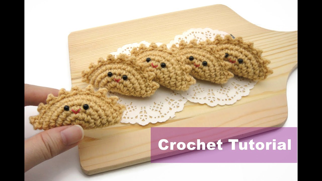 Easy Crochet Amigurumi Tutorial - Curry Puff