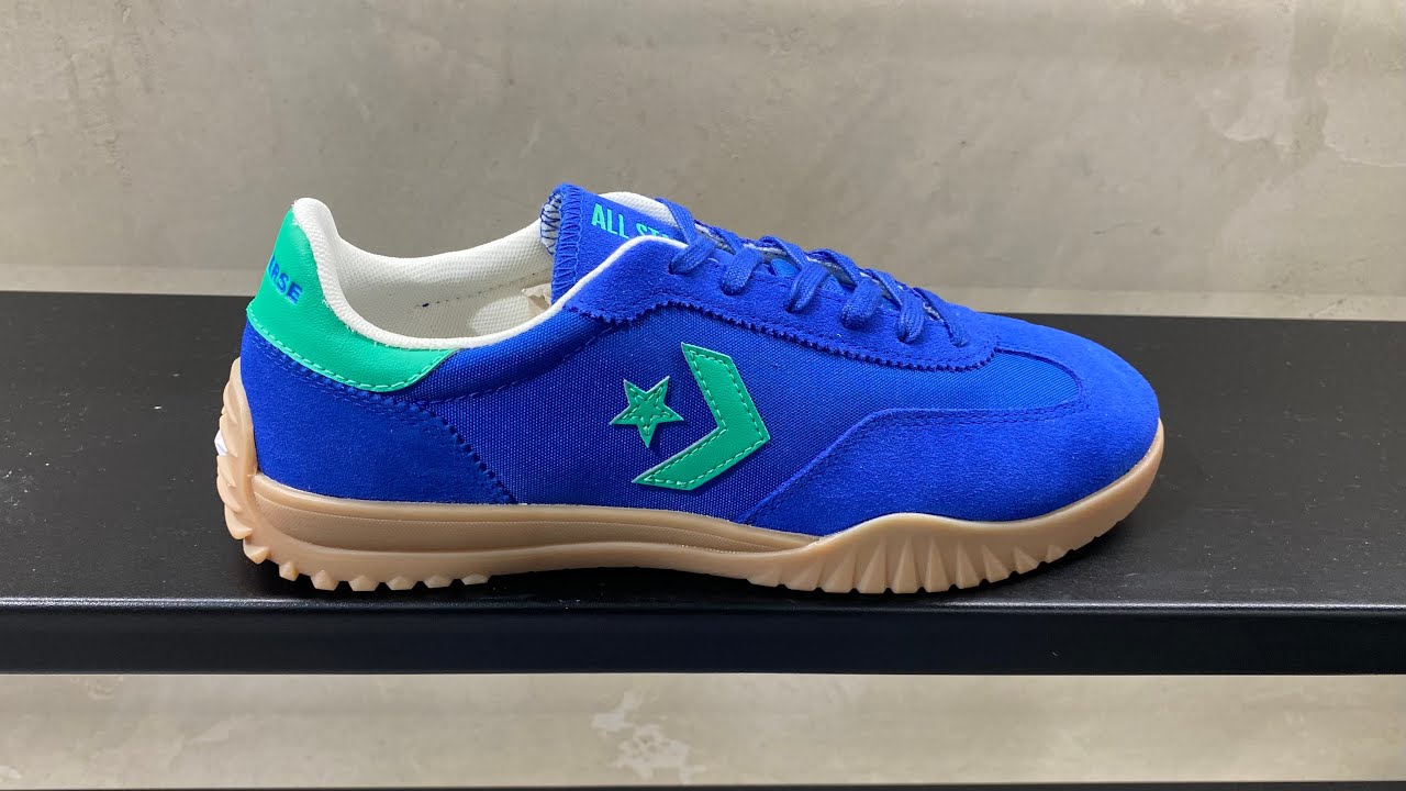 Converse Run Star Trainer Low (Blue/Apex Green/Egret) - Style Code: A10372C