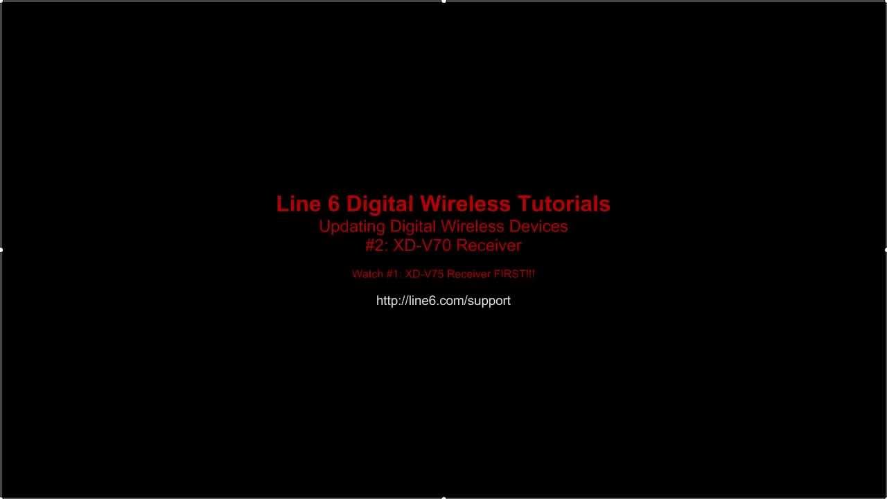 Updating Digital Wireless Devices #2: XD-V70 Receiver