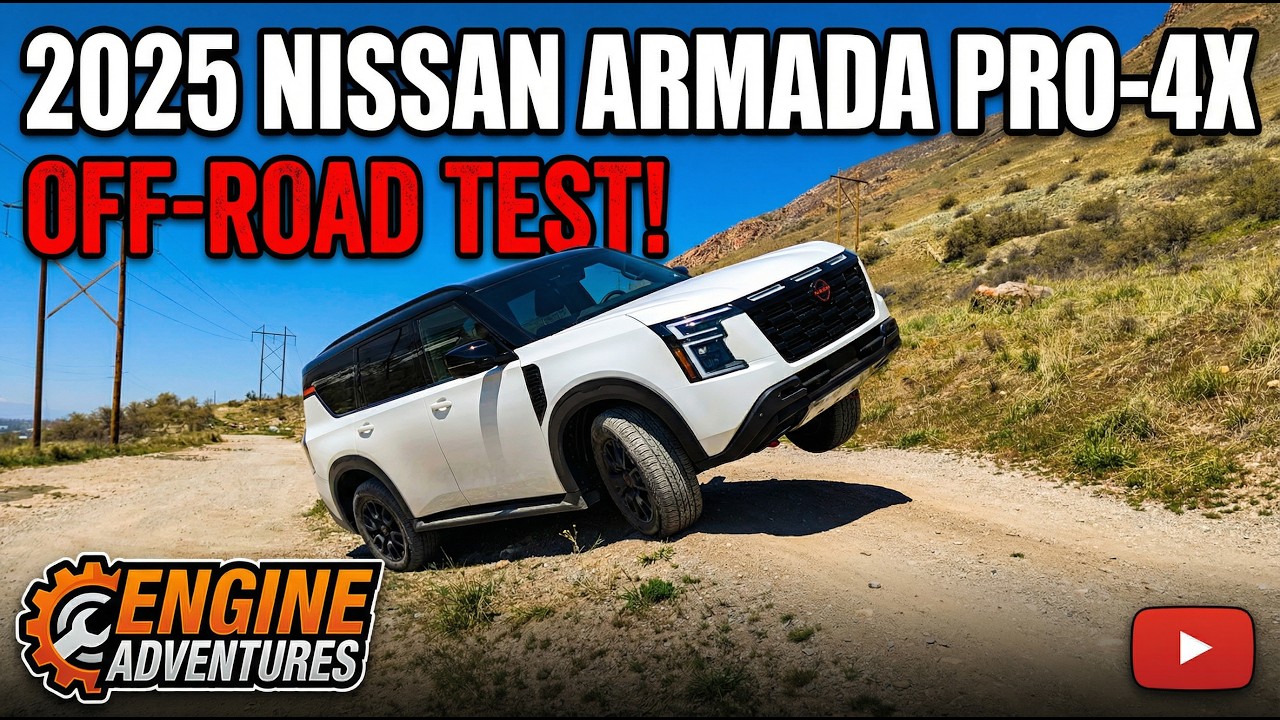 Тест Nissan Armada Pro-4X 2025 года на бездорожье: сможет ли он действительно справиться с трассами?