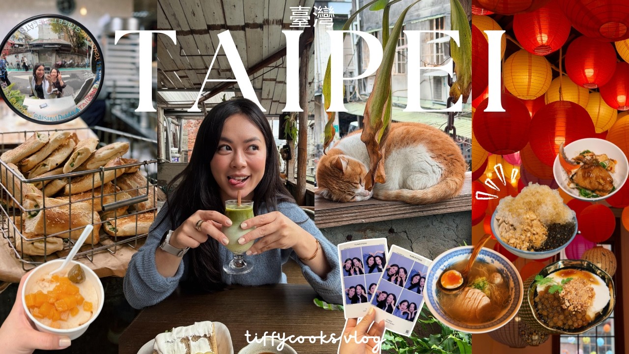Неделя в ТАЙБЭЕ *гастротур* 🍜 любимые местные блюда, поездка с мамой | влог tiffycooks 🍧