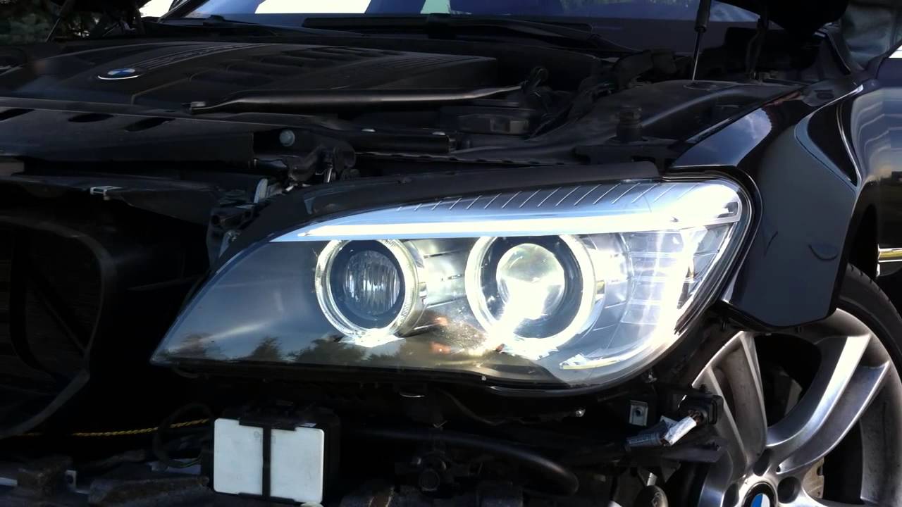 BMWelektronika.pl - Doposażenie BMW 7 F01 pre-lci w reflektory PO LIFTINGOWE (pre-lci na LCI)