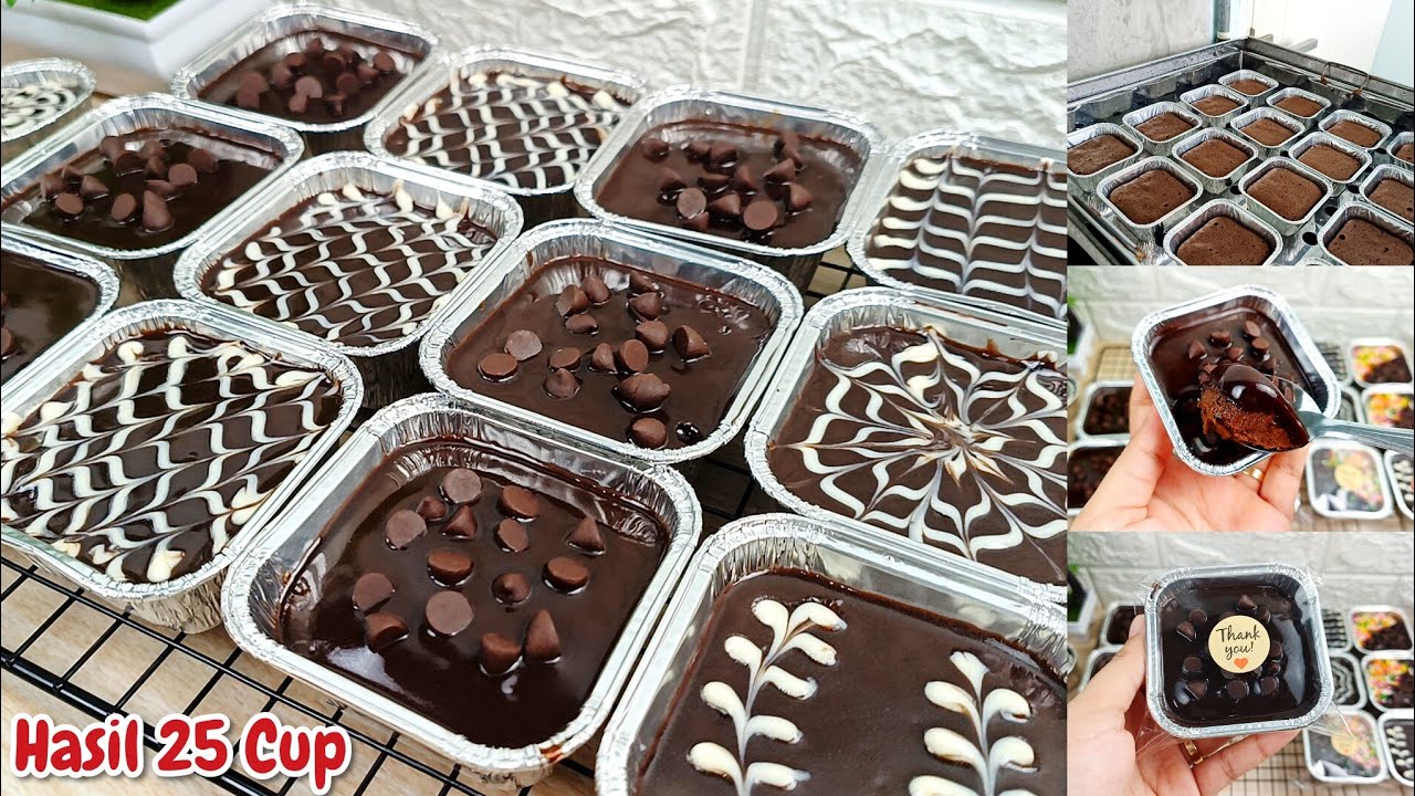 COBA BUKA USAHA KECIL KECILAN DIRUMAH TERNYATA BANYAK YG ORDER | BROWNIES CUP LUMER EKONOMIS