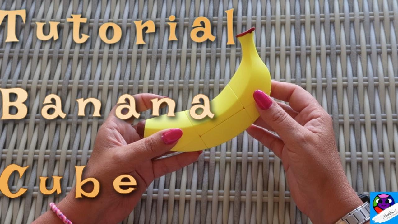 BANANA CUBE TUTORIAL. SERIE FRUITS. CUBOIDE 2X2X3