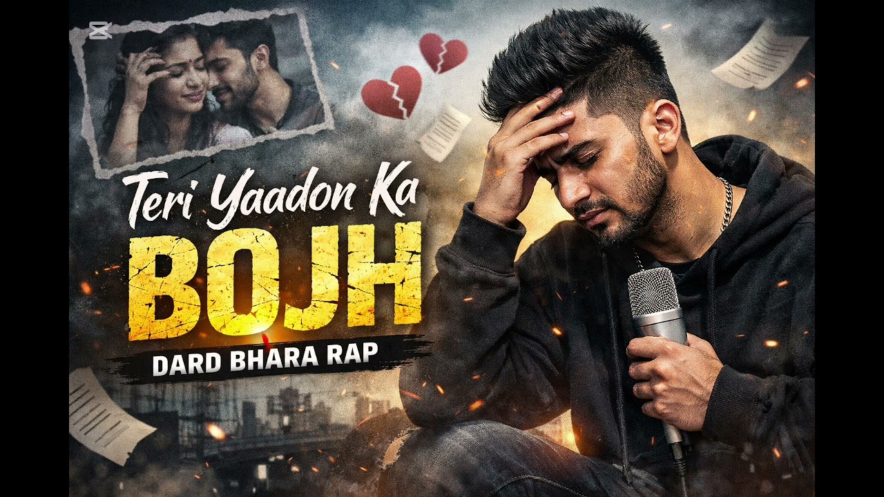 Teri Yaadon Ka Bojh | New Sad Rap Song | Pain Story