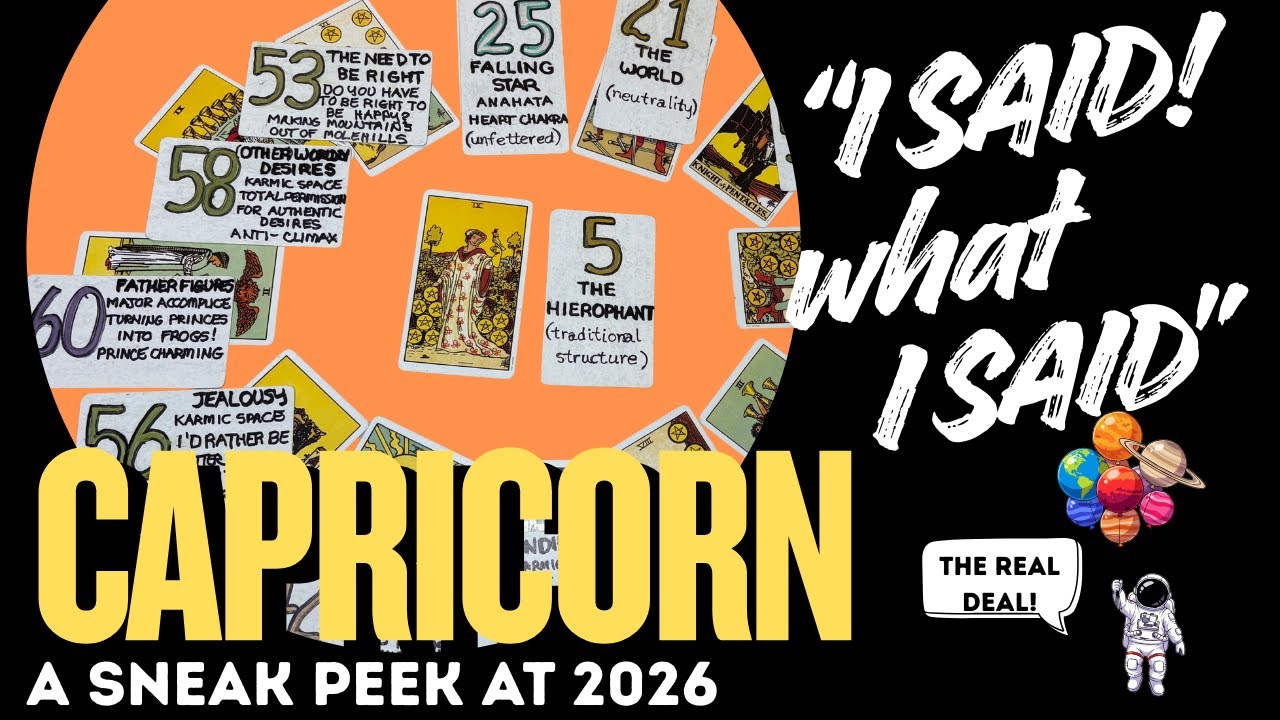 CAPRICORN DEVINE intervention! A DESTINY that can&rsquo;t be STOPPED SNEAK PEEK 2026 #capricorntarot