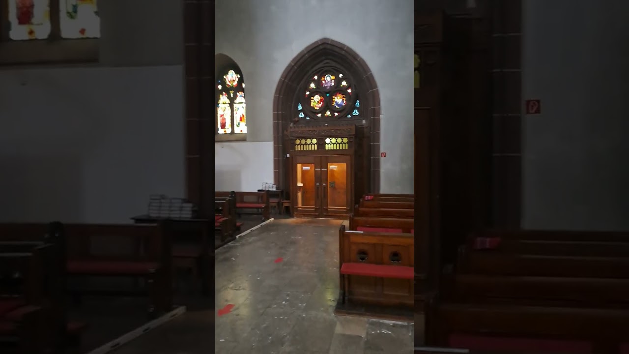 Heppenheim st peter krippe panorama 12 Uhr Stunden schlag in der kirche anscheinend petersglocke