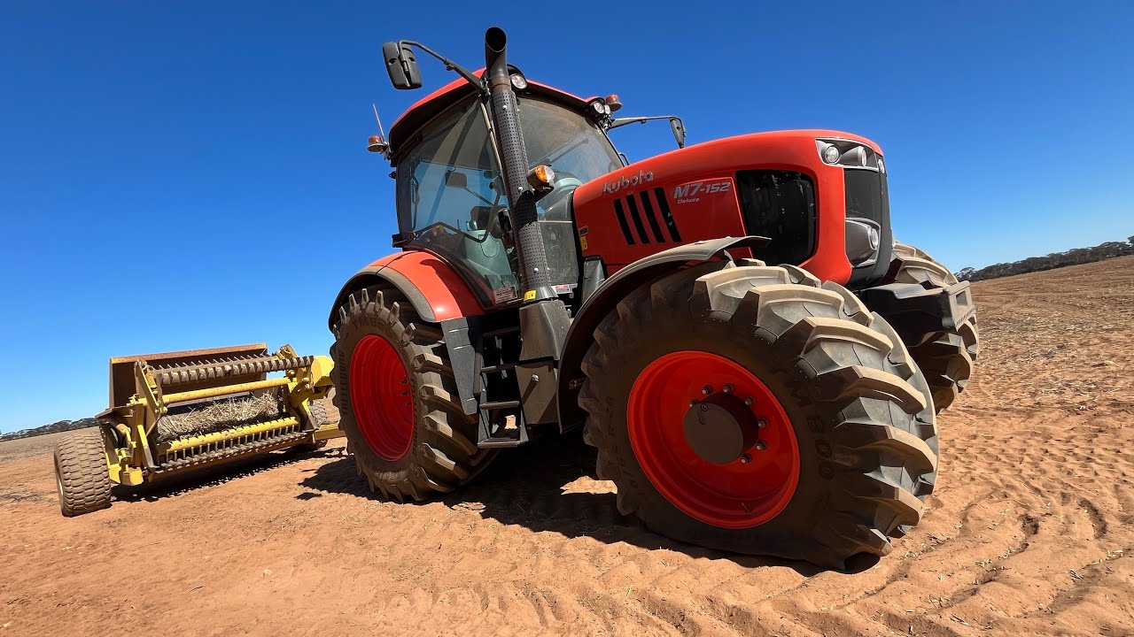 a rimuovere pietre dai paddock in australia ma mi si buca una ruota!  ecco come è andata !!