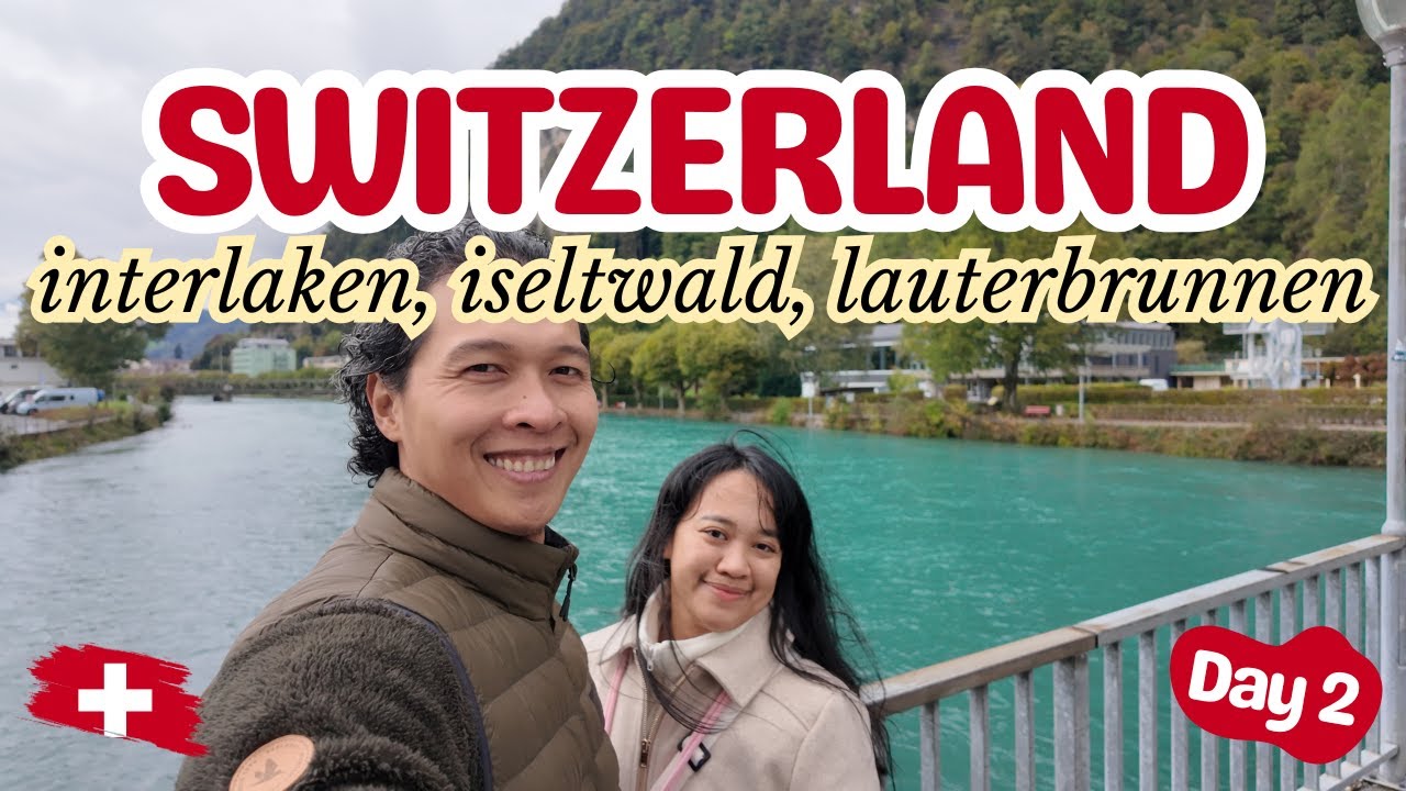 🏔️ Exploring Interlaken & Lauterbrunnen for the First Time! | Swiss Train, Cruise & Food Vlog!