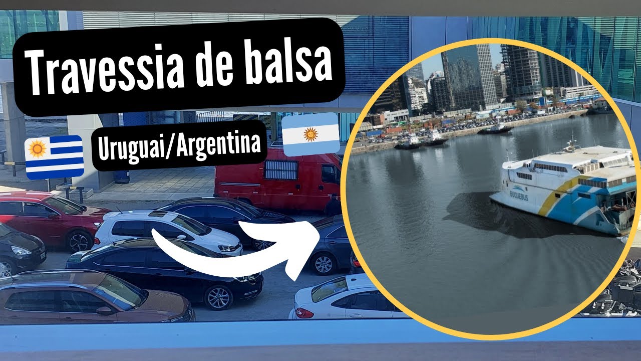 Como ir com seu veiculo do Uruguai para Argentina de balsa T2 Ep12.