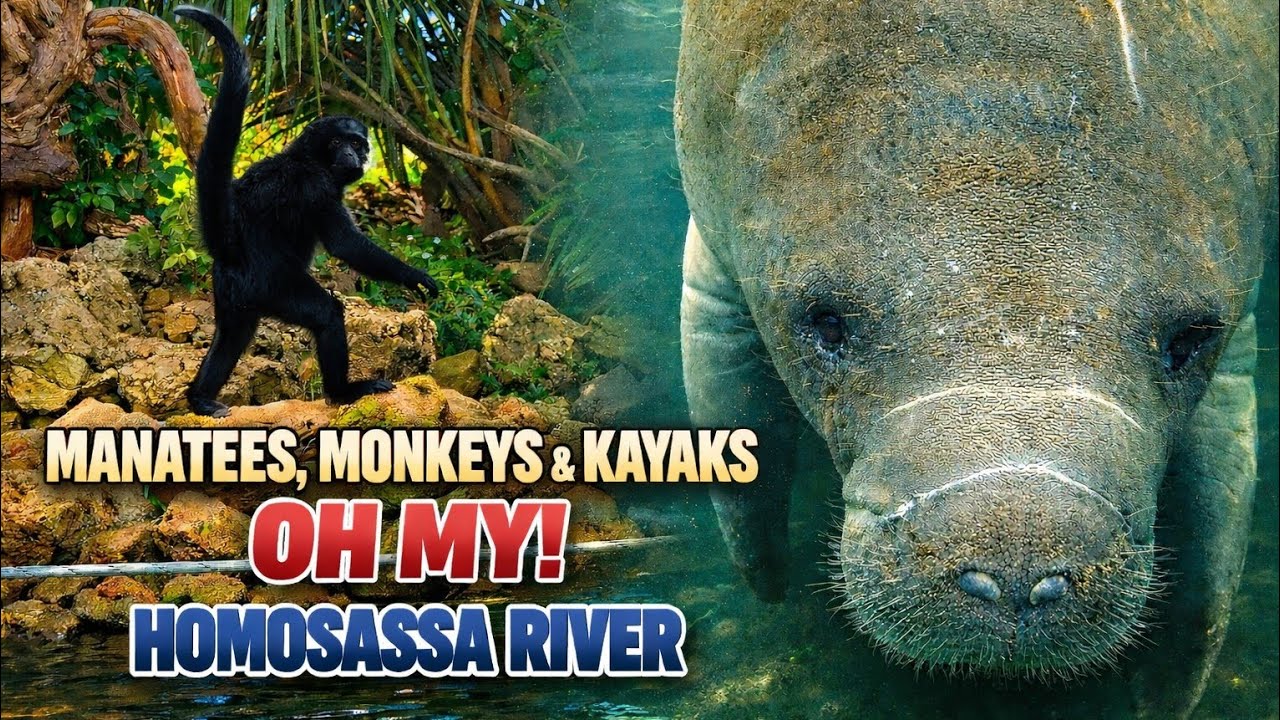 Manatees, Monkeys & Kayaks - Oh My! - Homosassa River