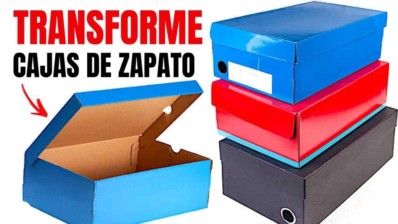 3 MANUALIDADES PARA TRANSFORMAR CAJAS DE ZAPATOS | SHOW DE MANUALIDADES