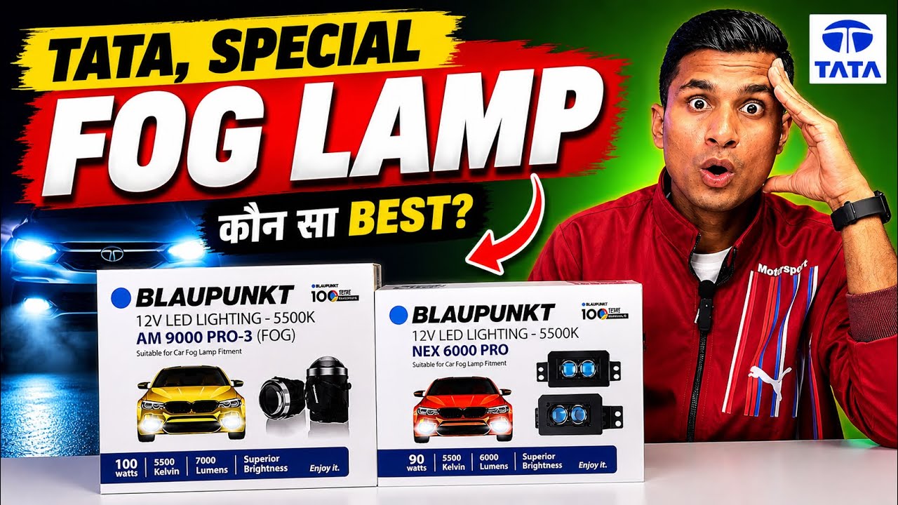 PROPER 👉 Fog Lamp For TATA Cars | Nexon, Punch, Altroz, Tiago, Curvv, Safari, Harrier Blaupunkt