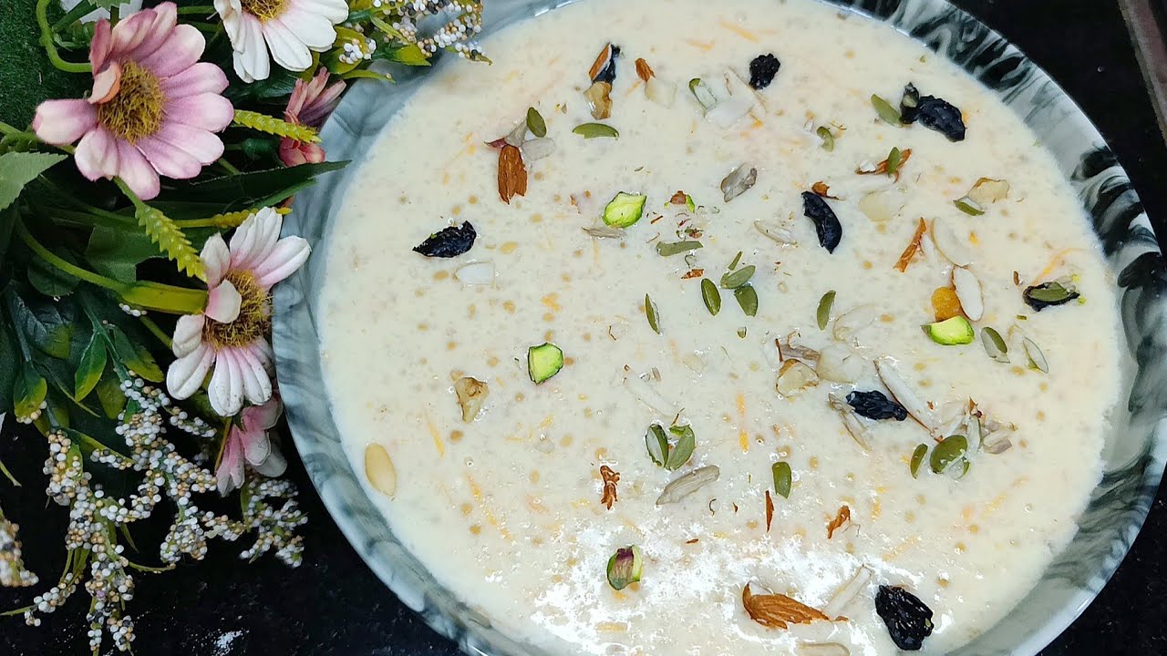 Special Carrot Sabudana Kheer Recipe | Carrot Sabudana dessert | NA Kitchen..
