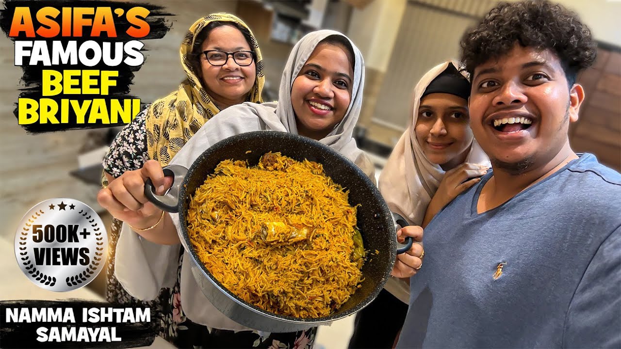 Asifa’s Beef Biriyani🔥 - Sunday Samayal - Irfan’s View