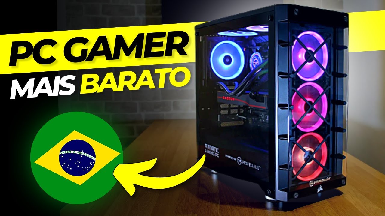 Montei o PC Gamer MAIS BARATO do BRASIL 2022 - RODA TUDO