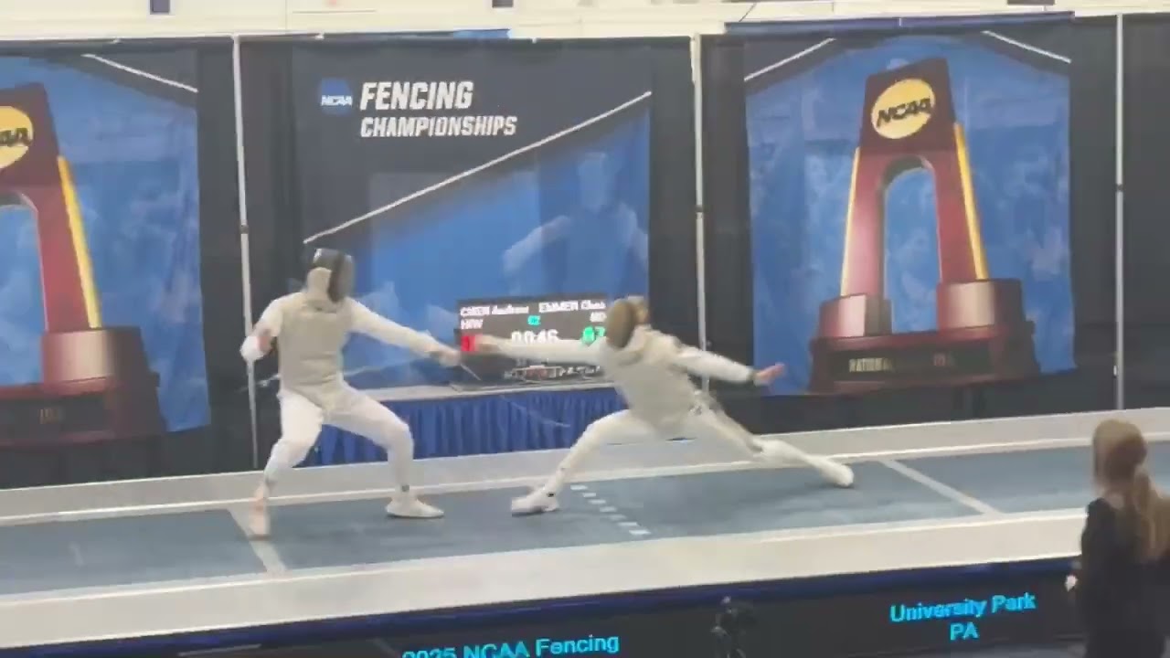 NCAA Championships 2025 SMF - GOLD - Andrew Chen HARV v Chase Emmer ND