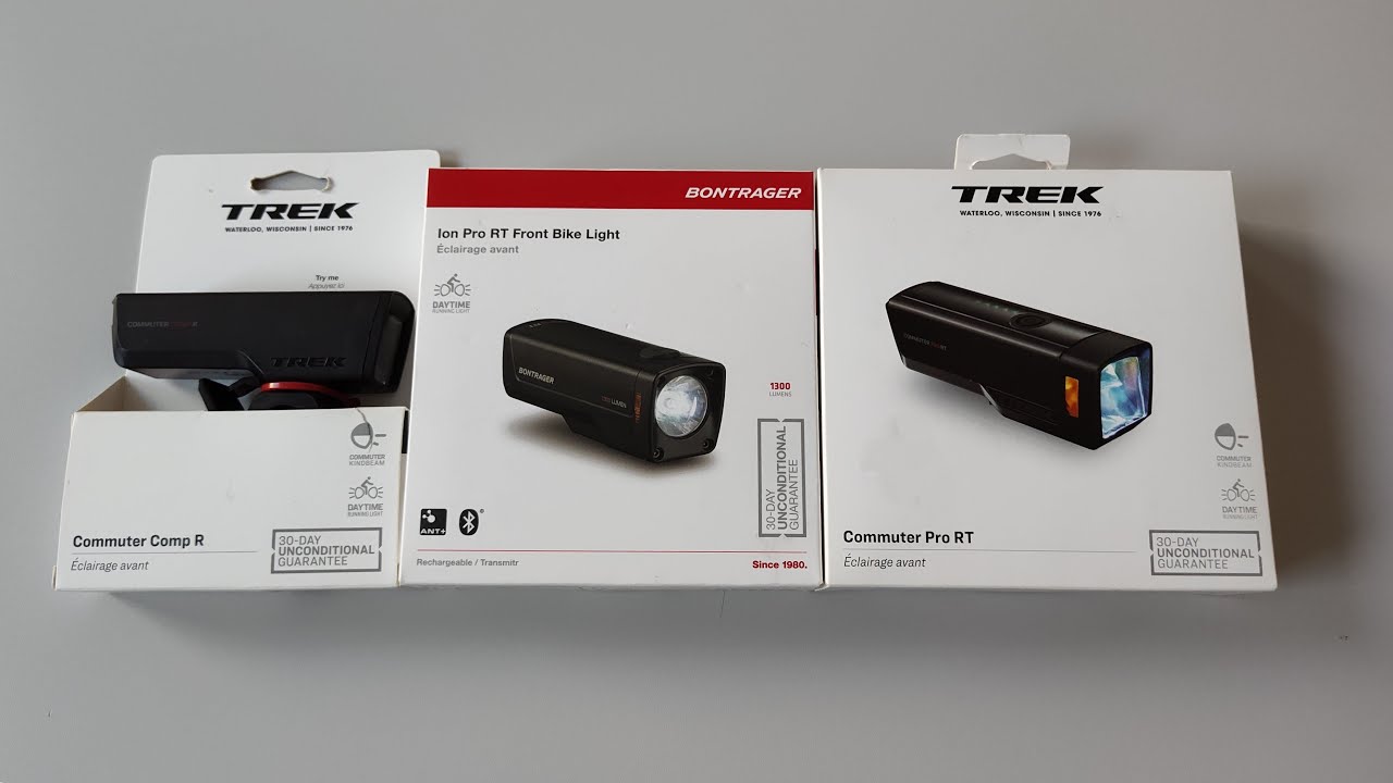 Lampki Trek Commuter Comp R, Ion Pro RT, Commuter Pro RT.