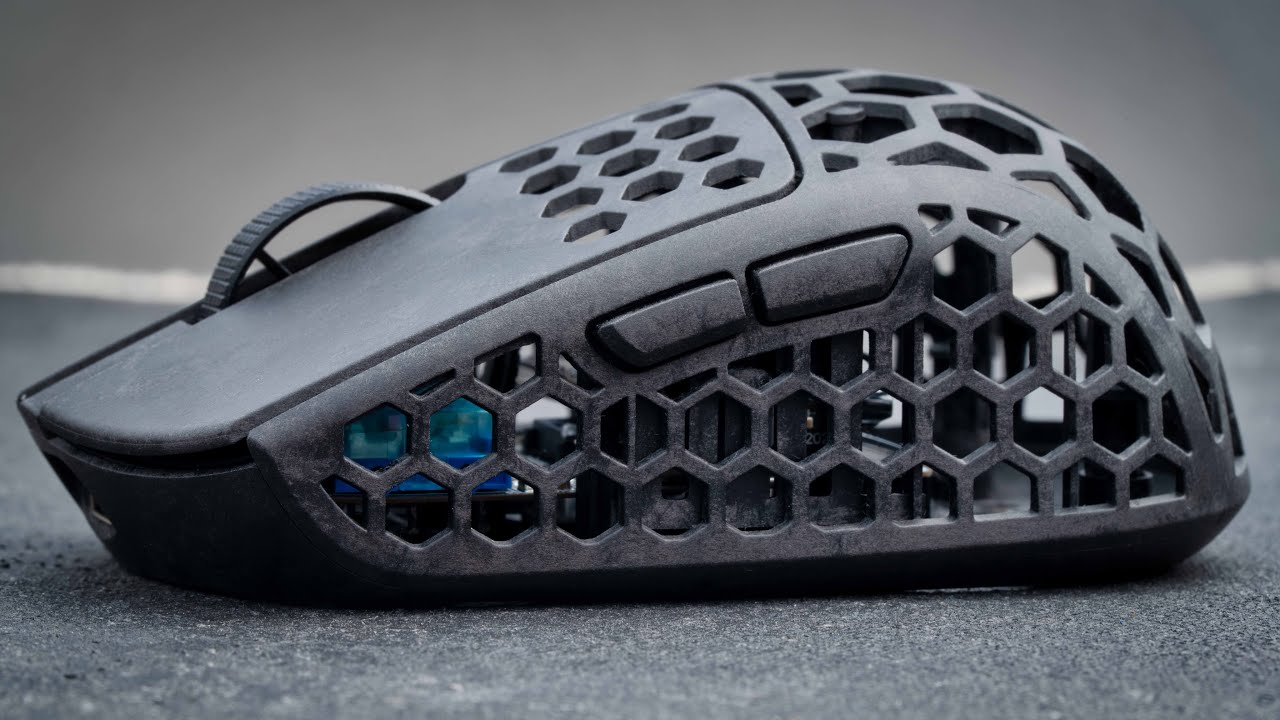 Беспроводная игровая мышь из углеродного волокна Mini Wireless — Darmoshark M5Air