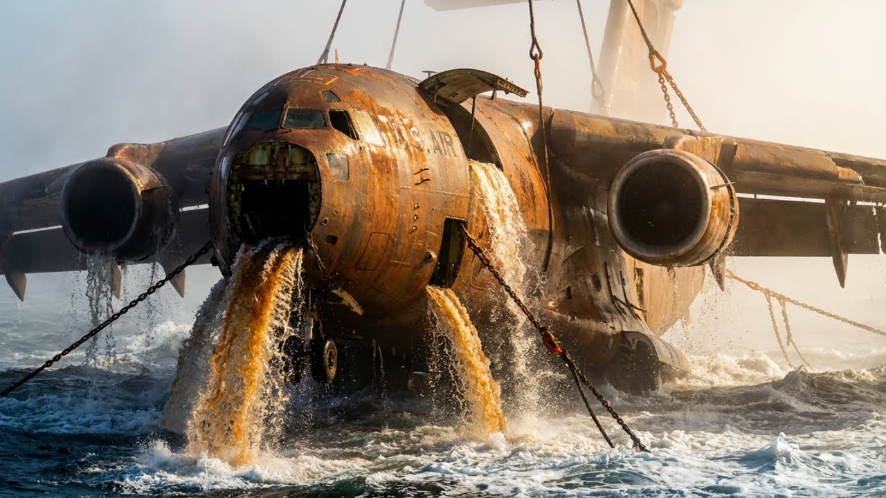 Abandoned Sunken Boeing C-17 Found: Epic Full AI Restoration &mdash; From Deep Sea to Sky!