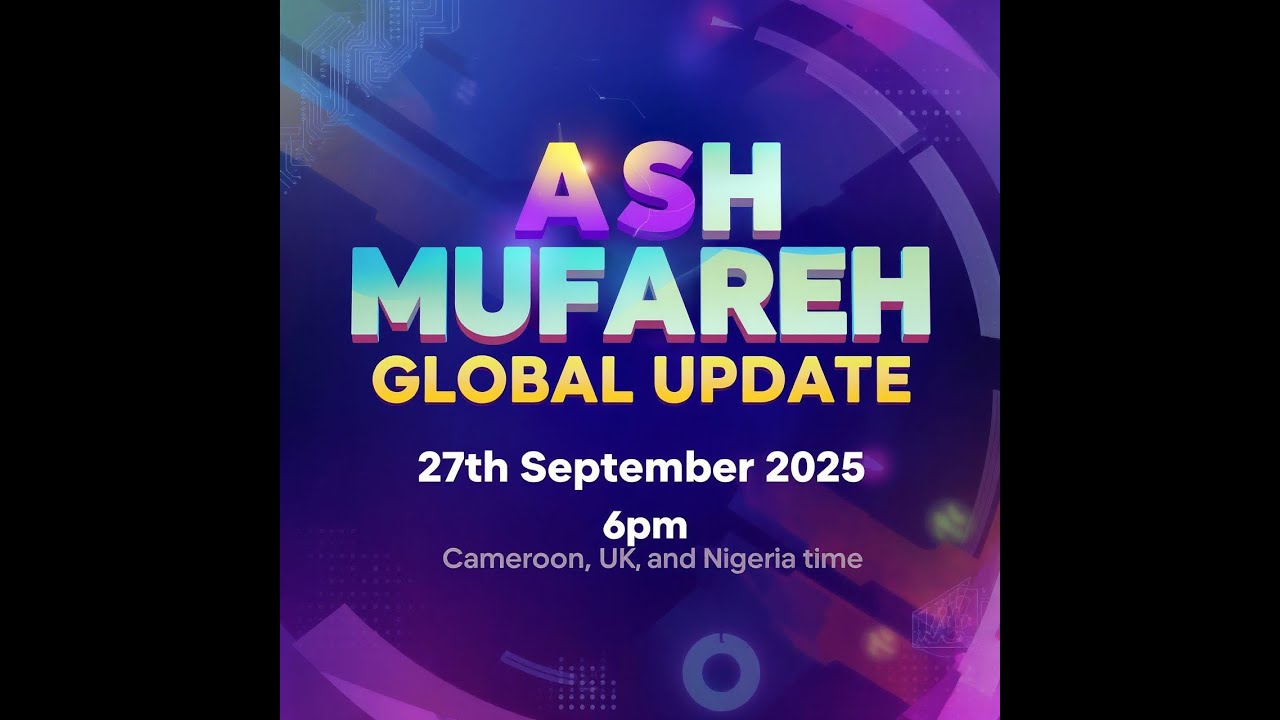 ASH  MUFAREH GLOBAL LIVE UPDATE ||  BIG , BOLD AND BEAUTIFUL SHARED DREAM